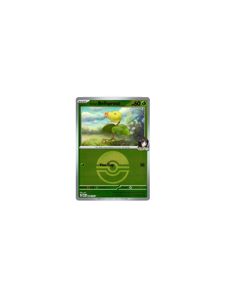 004/217 - Erika's Bellsprout - Poké Ball Reverse Holo - Near Mint