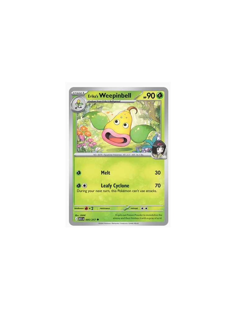 005/217 - Erika's Weepinbell - Normal  - Near Mint