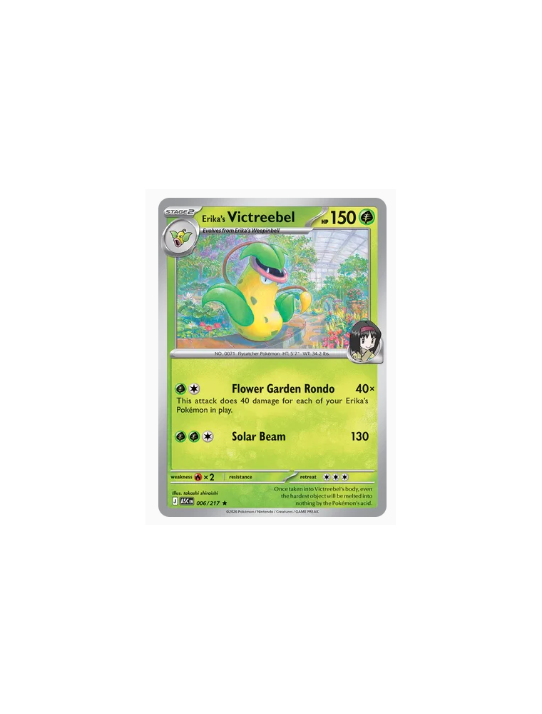 006/217 - Erika's Victreebel - Normal  - Near Mint