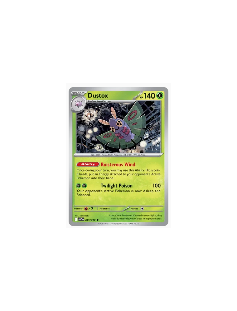 015/217 - Dustox - Normal - Near Mint