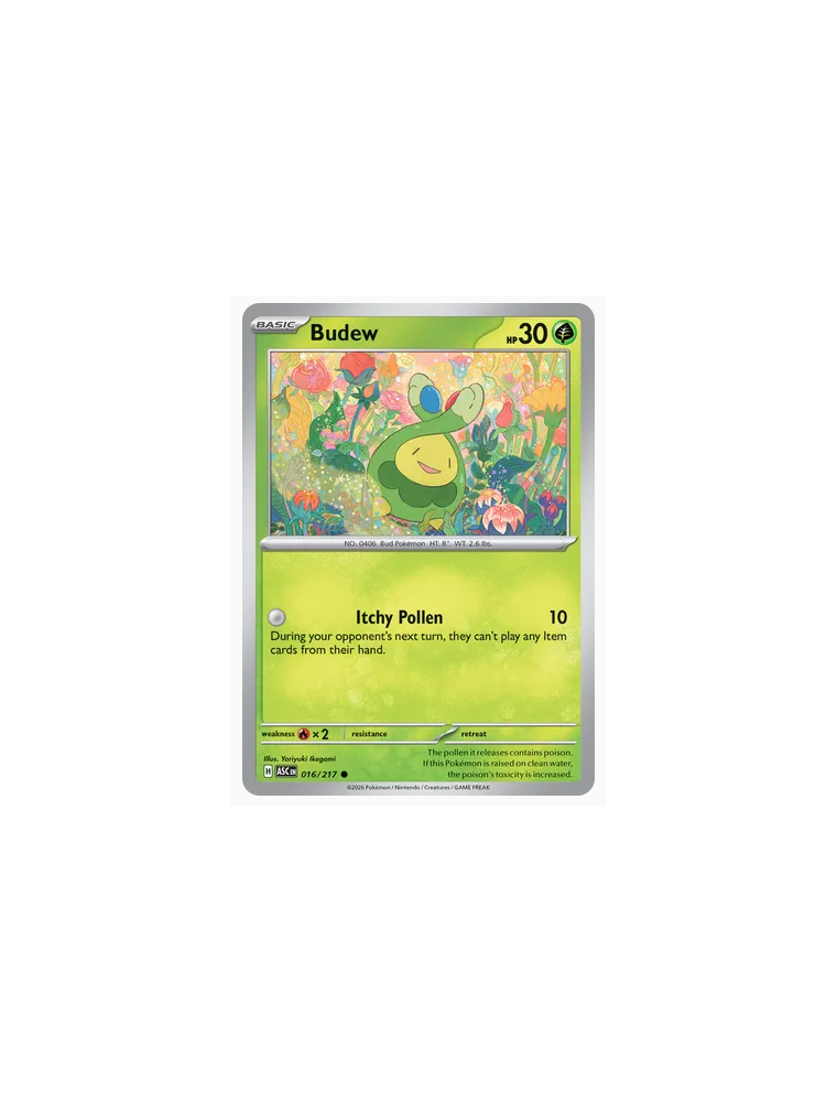 016/217 - Budew - Normal - Near Mint