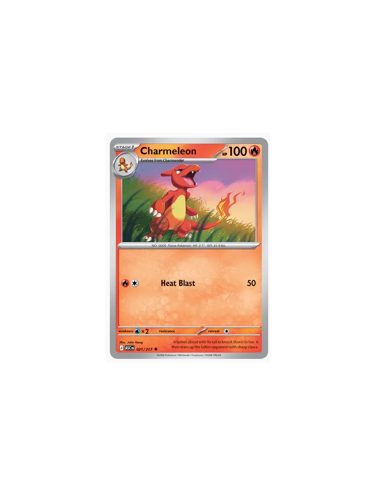 021/217 - Charmeleon - Normal - Near Mint