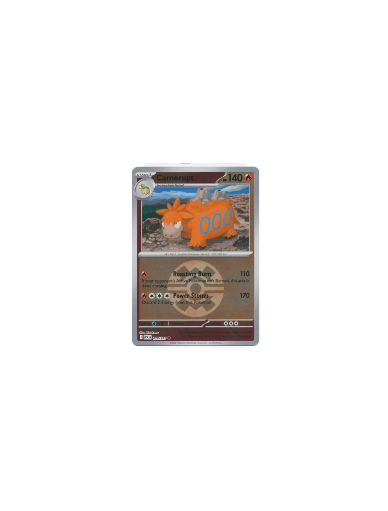 028/217 - Camerupt - Quick Ball Reverse Holo - Near Mint