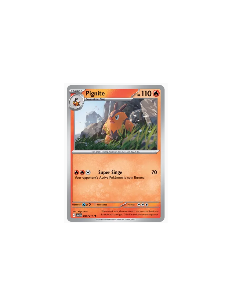 030/217 - Pignite - Normal - Near Mint