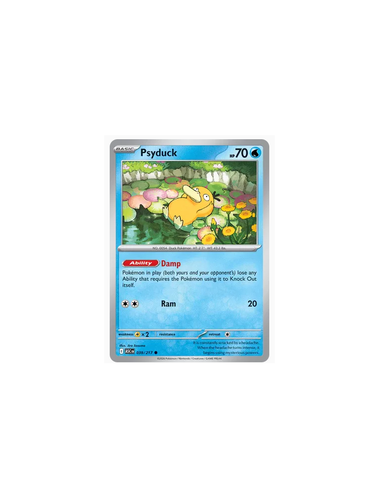 039/217 - Psyduck - Normal - Near Mint