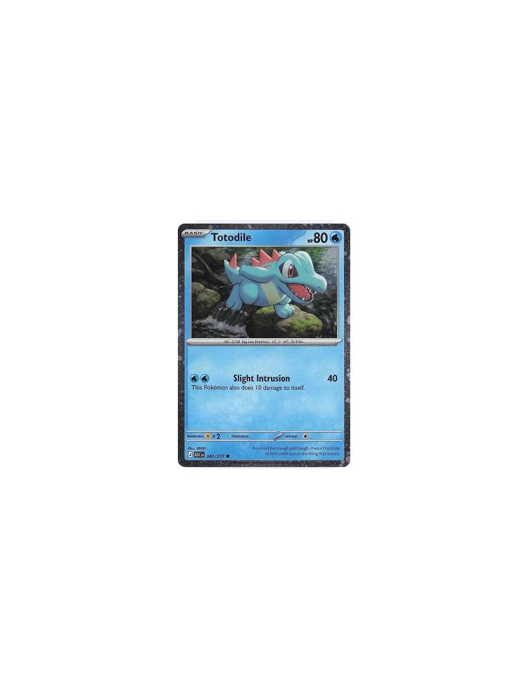 041/217 - Totodile - Cosmos Holo - Near Mint