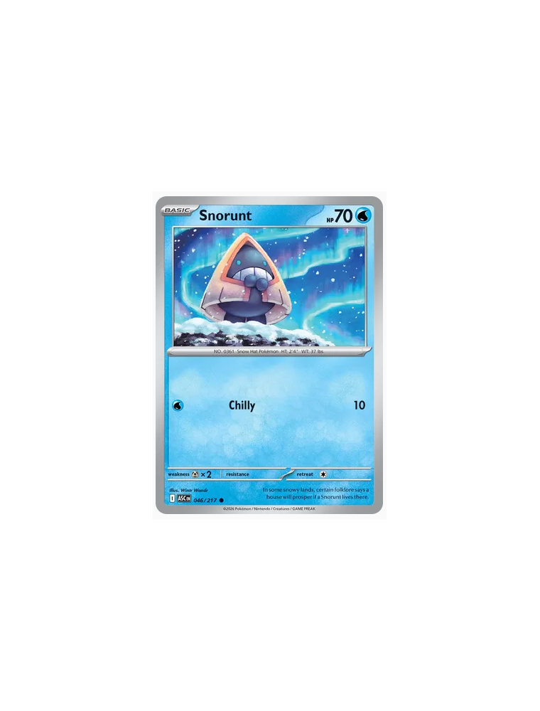 046/217 - Snorunt - Normal - Near Mint