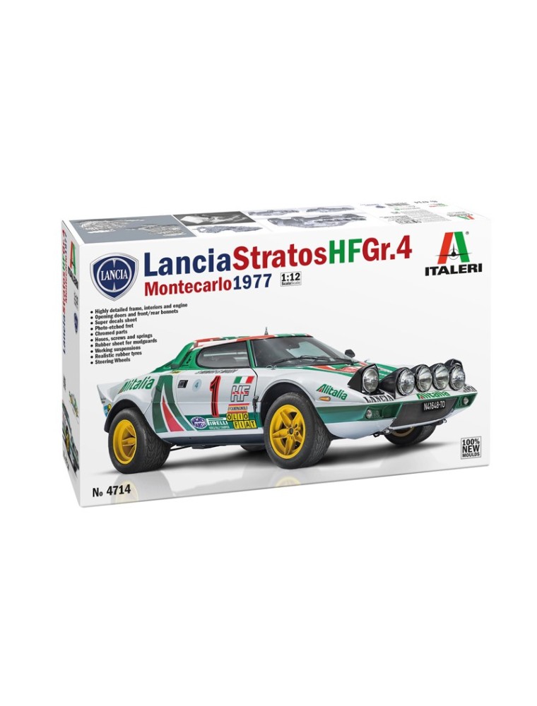 Italeri - 1/12 Lancia Stratos HF Gr.4 Montecarlo 1977
