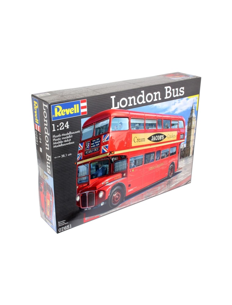 Revell 07651 - London Bus Kit di Modello in Plastica, Scala 1:24