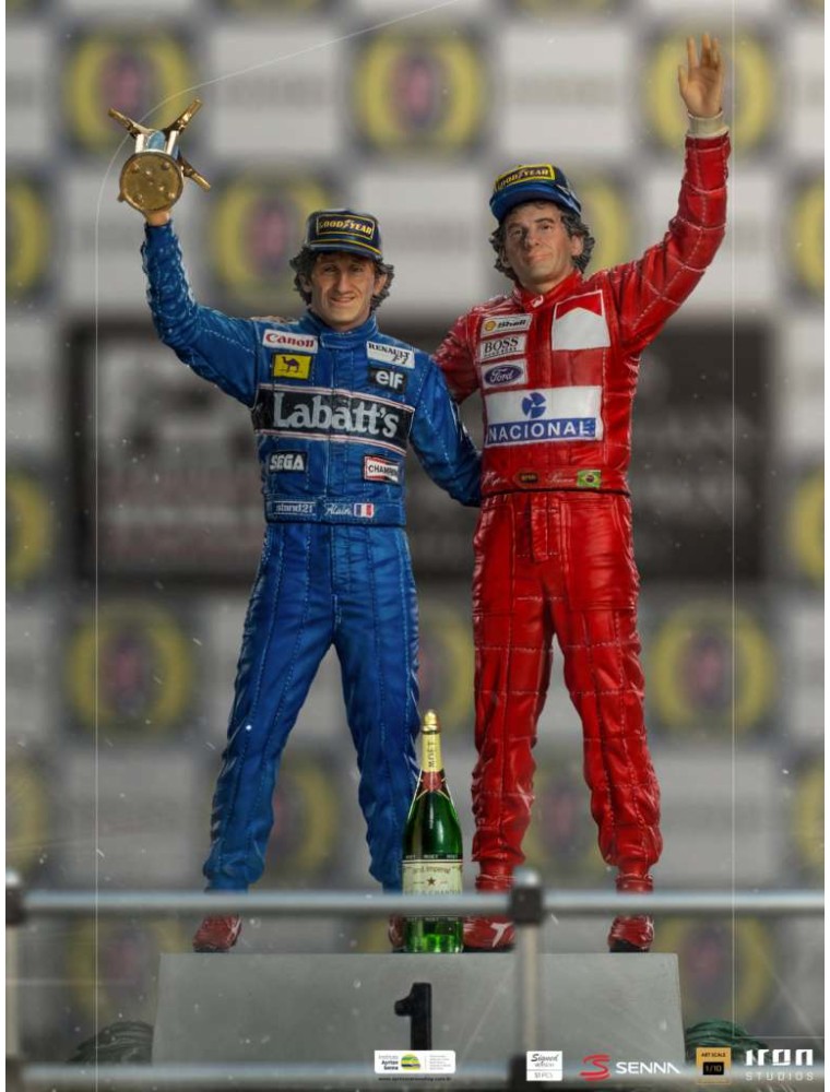 Iron Studios - Prost-Senna Last Podium 1/10 Dlx Statue - Tir. lim e numerata