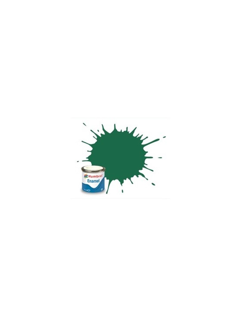 Humbrol - No 30 Dark Green - Matt - Tinlet No 1 (14ml)
